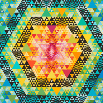 Equilateral Spectrum 007 Print