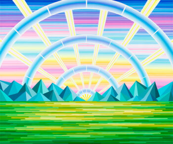 Geometric Landscape 002 - Print